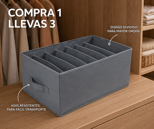 Organizadores de Ropa Plegables (Comprá 1 y Llevate 3)