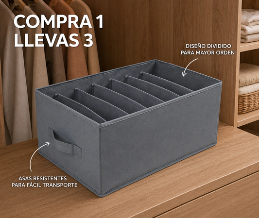 Organizadores de Ropa Plegables (Comprá 1 y Llevate 3)