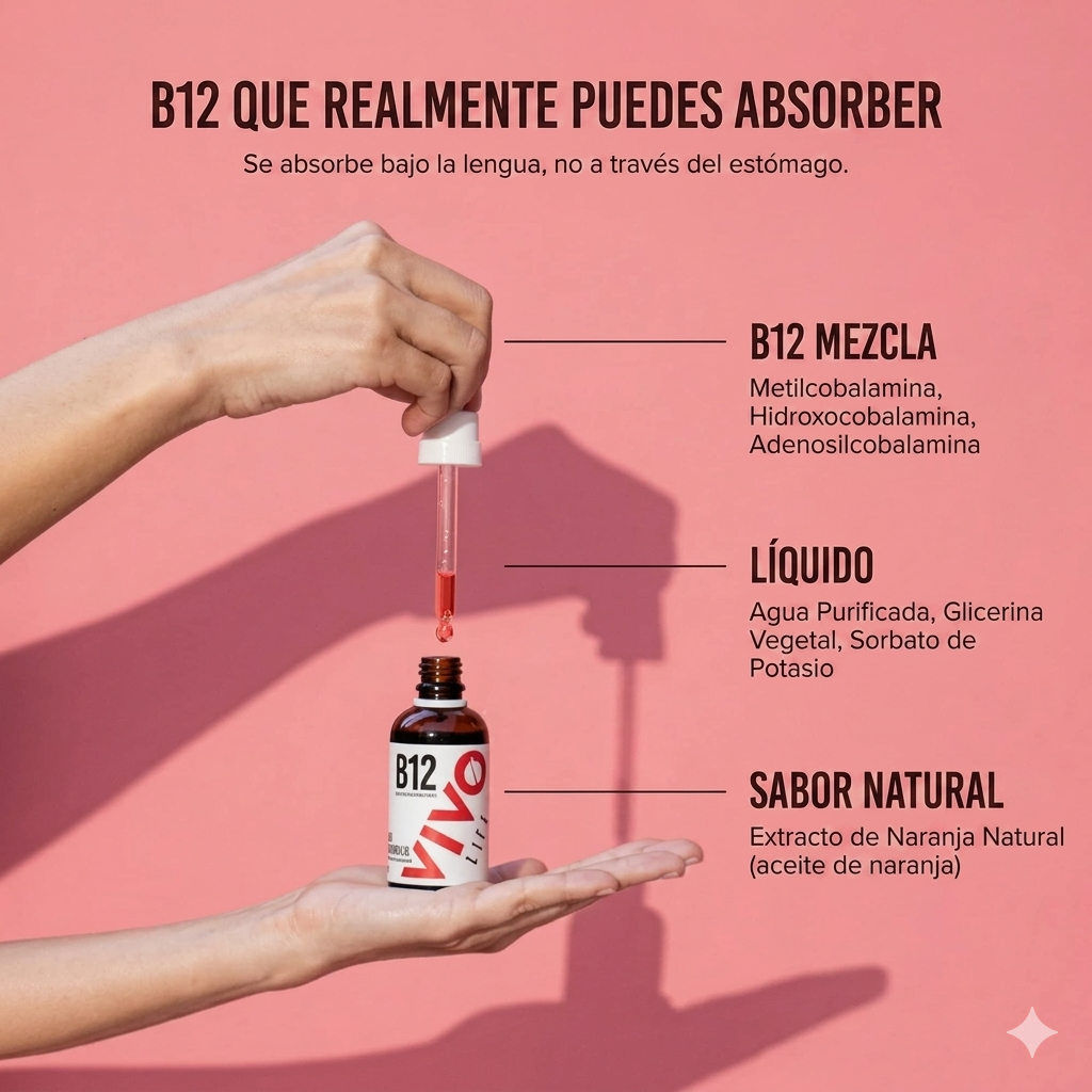 VASTORA ENERGY™ Gotas energéticas con B12