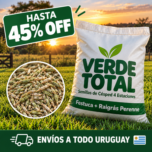 VERDE TOTAL – Semillas de Césped 4 Estaciones